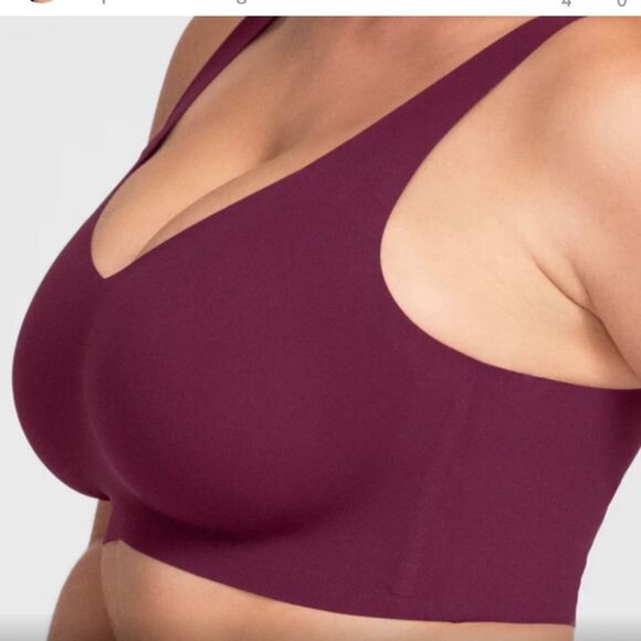 Never worn! HoneyLove V-Neck Bra in Fig Size 3X - Picture 2 of 6